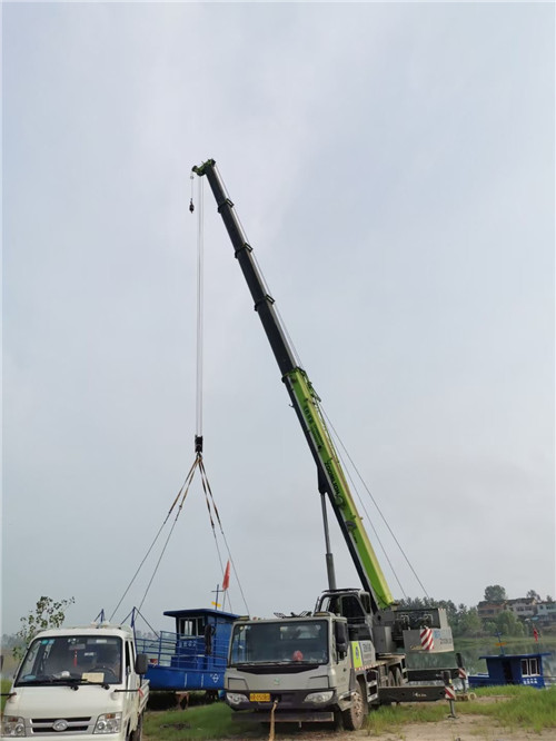 秀洲区桥梁建设吊装案例